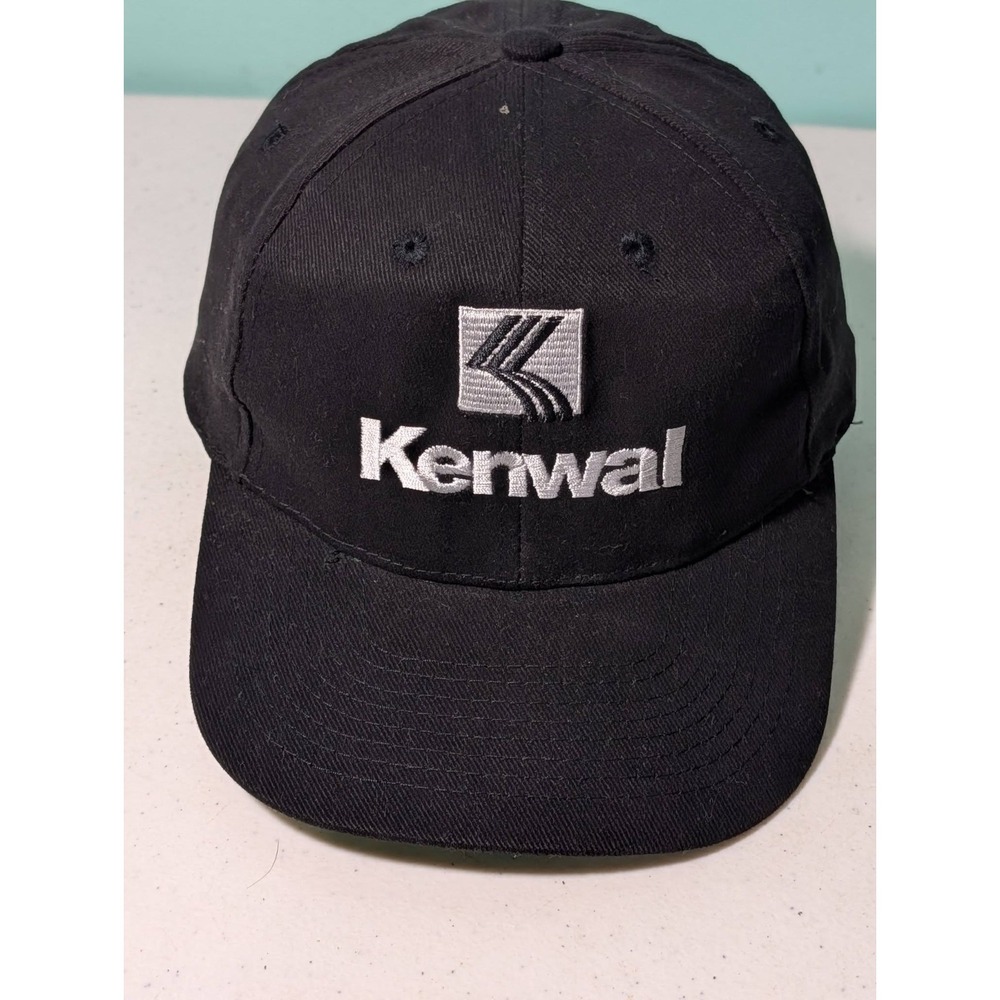 Kenwal Black Embroidered Snapback Hat Vintage By Toppers